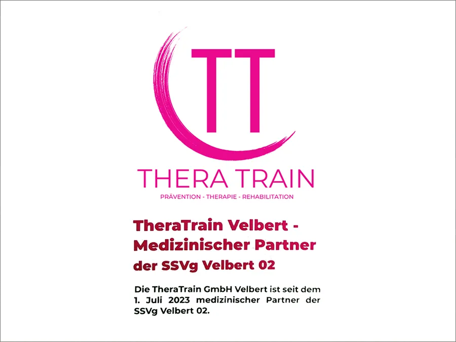 Medizinischer Partner der SSVg Velbert - TheraTrain